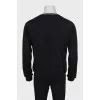 Men's black pullover