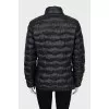 Quilted jacket with tag