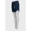 Blue Denim Mini Skirt
