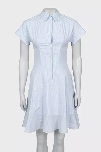 Striped fitted dress