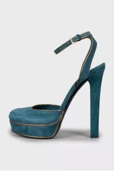 Huston suede slingbacks
