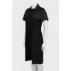 Double-breasted dress with collar