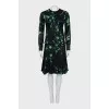 Silk suit in floral print