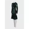 Silk suit in floral print