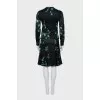 Silk suit in floral print