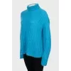 Loose turtleneck sweater