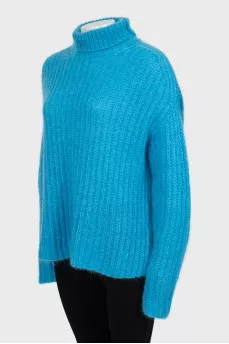 Loose turtleneck sweater