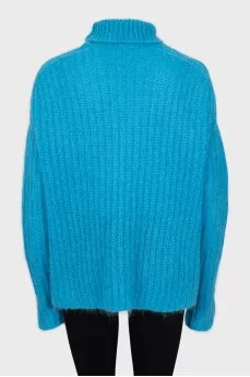 Loose turtleneck sweater
