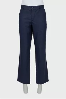 Мужские льняные брюки regular fit