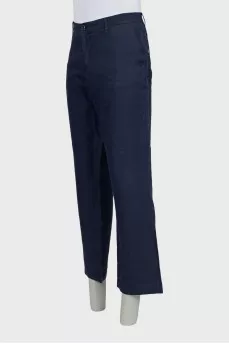 Мужские льняные брюки regular fit