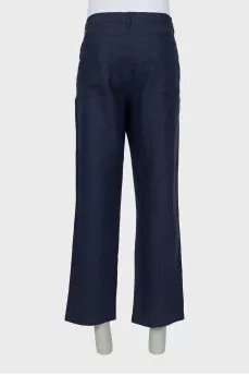Мужские льняные брюки regular fit