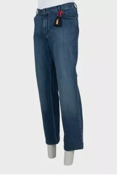 Мужские синие джинсы regular fit