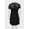 Black dress with lace top