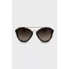 Browline sunglasses with frame print