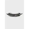 Silver hair comb
