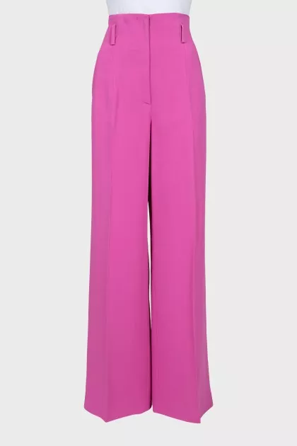 Palazzo pants with arrows and tag