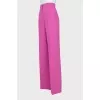 Palazzo pants with arrows and tag