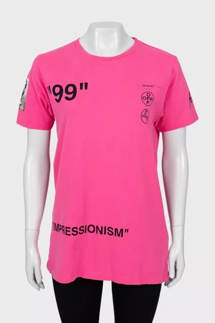 Pink oversized t-shirt