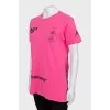 Pink oversized t-shirt