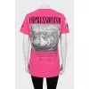 Pink oversized t-shirt