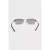 Silver glasses with diopters