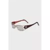 Glasses with diopters decorated with rhinestones