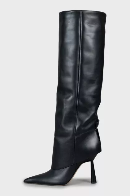Leather boots by Gia Borghini x RHW