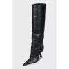 Leather boots by Gia Borghini x RHW