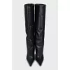 Leather boots by Gia Borghini x RHW
