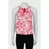 Floral print cami top