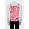 Floral print cami top