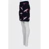 Wool and cashmere pencil skirt