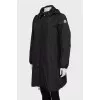 A-line windbreaker with hood
