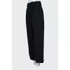 Black high waist palazzo pants