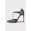 Abstract Print Stiletto Heels