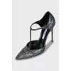 Abstract Print Stiletto Heels