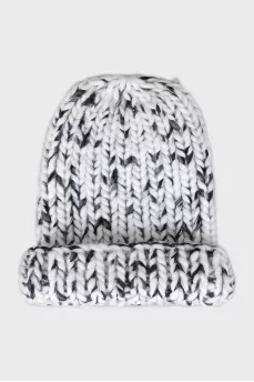 Knitted hat with lurex