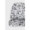 Knitted hat with lurex