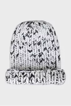 Knitted hat with lurex