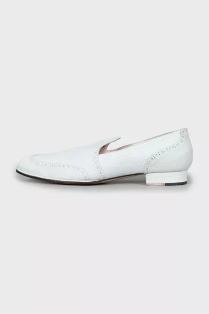 Embossed Leather Brogues