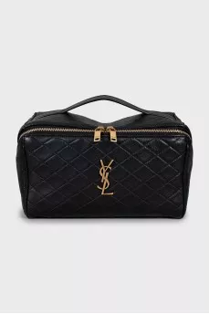 Leather cosmetic bag Gaby