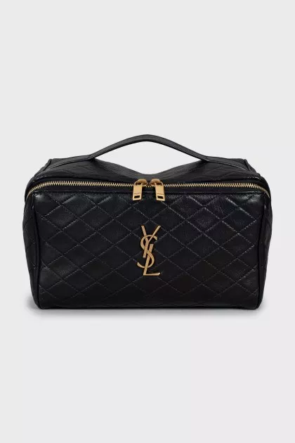 Leather cosmetic bag Gaby