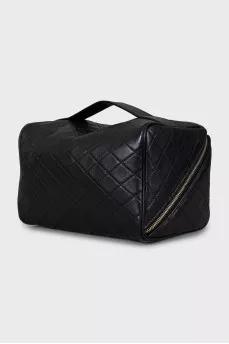 Leather cosmetic bag Gaby