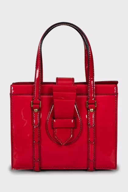 Red Patent Leather Mini Bag