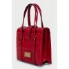Red Patent Leather Mini Bag