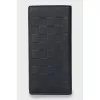 Men's wallet with branded embossed leather