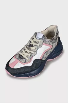 Rhyton Print Sneakers
