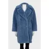 Short faux fur coat