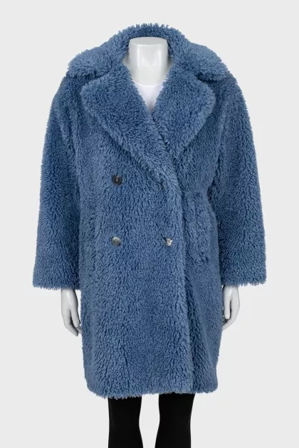 Short faux fur coat