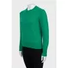 Green cashmere sweater